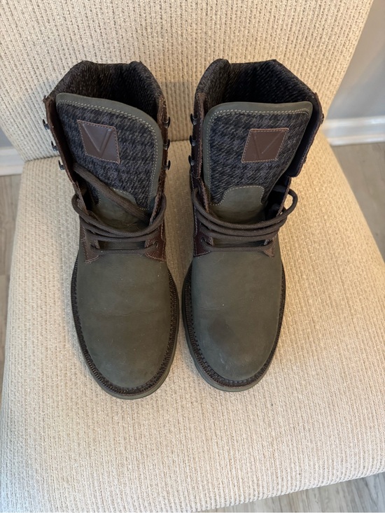 Louis Vuitton Men’s Groundbreaking Ankle Boots — Olive Green & Brown main image 8